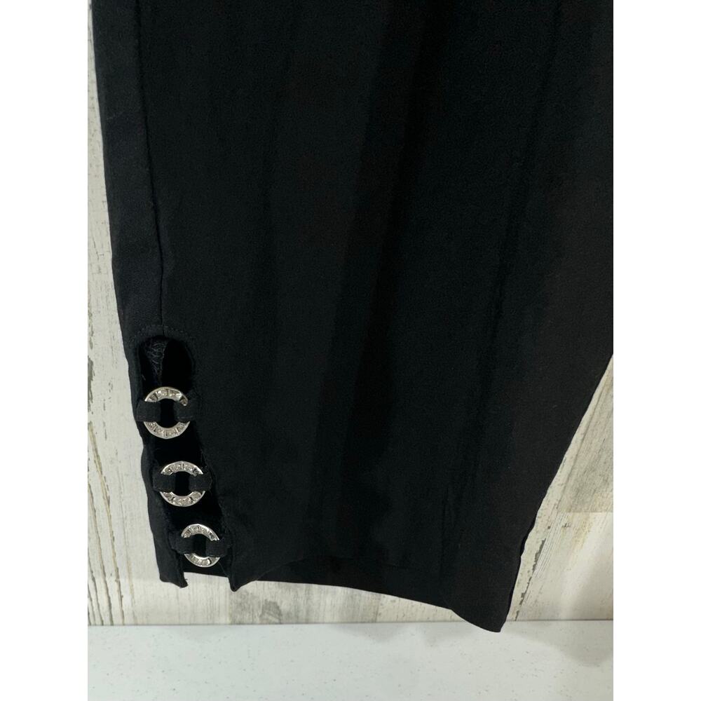 Avenue Ankle Pants Size 26 (47x26.5) Black Stretch High Rise Classic Dressy - Picture 11 of 12